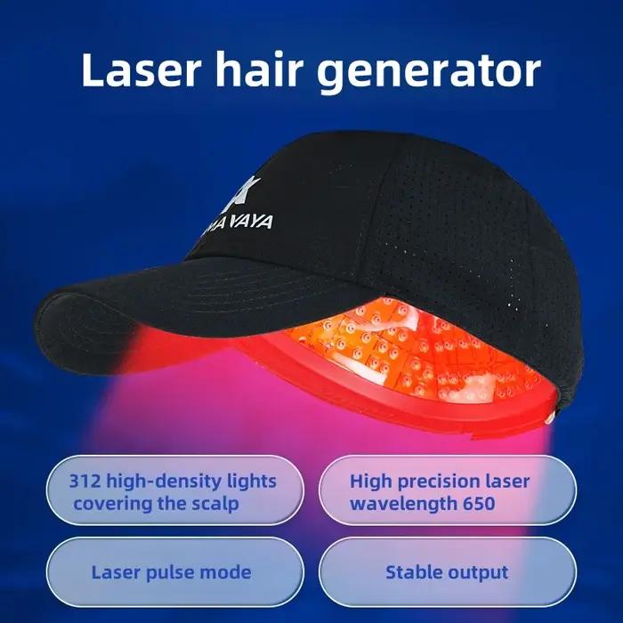 Casquette de thérapie à la lumière rouge, chapeau laser pour la croissance des cheveux, produits de