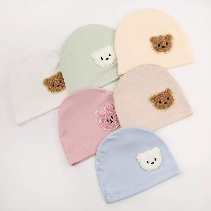Chapeaux Turban pour nouveau-né, modèles de printemps et d'automne de 0 à 6 mois, pour garçons et fi