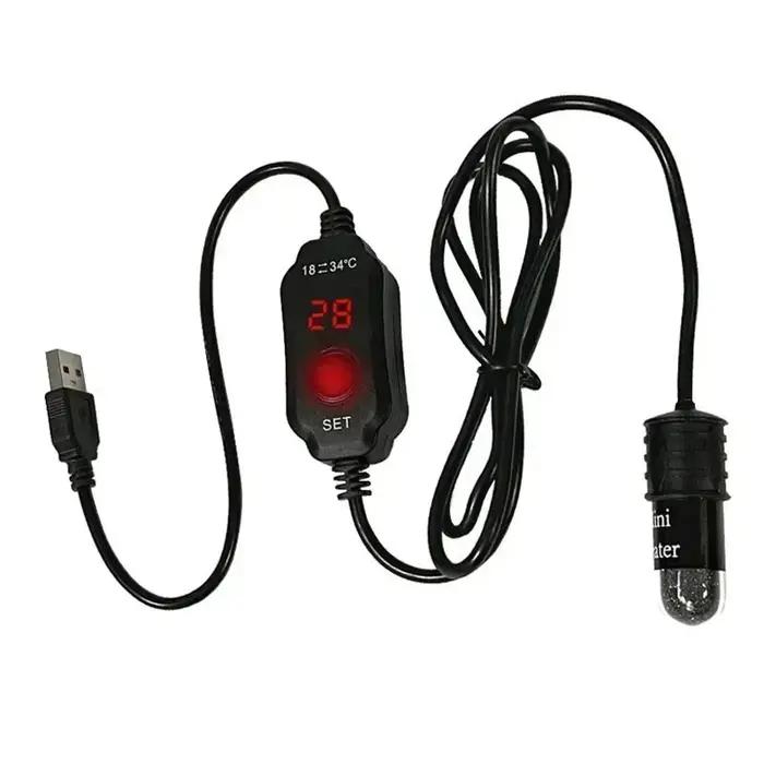 Betta – petit Aquecedor d'aquarium réglable 10W, chauffage Submersible pour Aquarium, 5V/2A, aliment