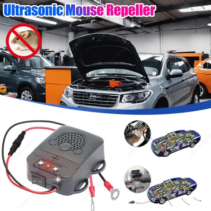 Répulsif de souris à ultrasons pour voiture, répulsif de rats de voiture Non toxique, alimenté par 1