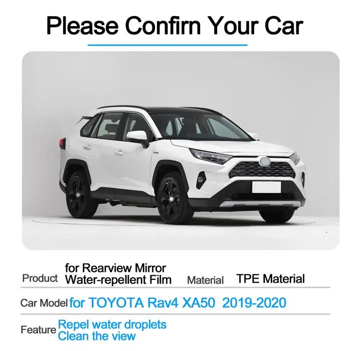 Films Anti-buée imperméables, couverture de rétroviseur extérieur pour Toyota Rav4 2019 2020, protec
