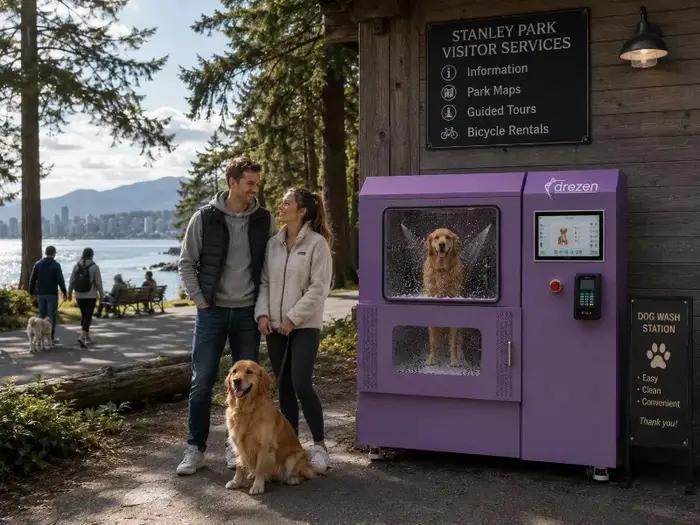 Machine de lavage pour animaux de compagnie à double mode commercial, température constante, désodorisante, pour chiens de grande taille