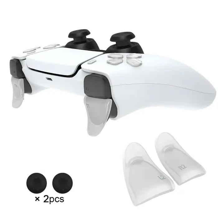 Bouton de déclenchement étendu Data Frog pour PS5 L2/R2, capuchon de clé d-pad pour accessoires de manette de jeu PS5