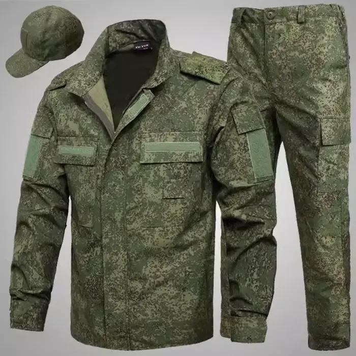Tenue Camouflage EMR Vert Veste Pantalon Uniforme Tactique Homme Chasse Airsoft Occasions Spéciales
