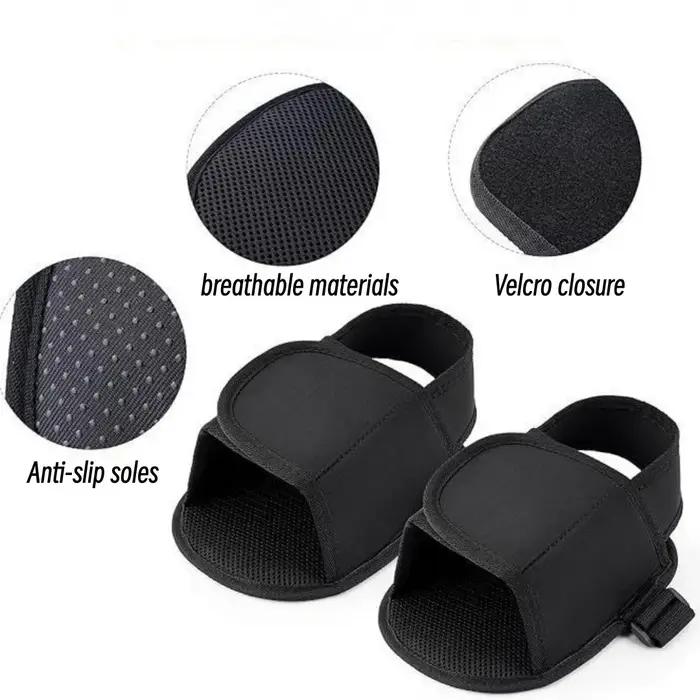 Chaussures de protection anti-chute pour personnes âgées, chaussures fixes antidérapantes, accessoires de sécurité pour personnes âgées
