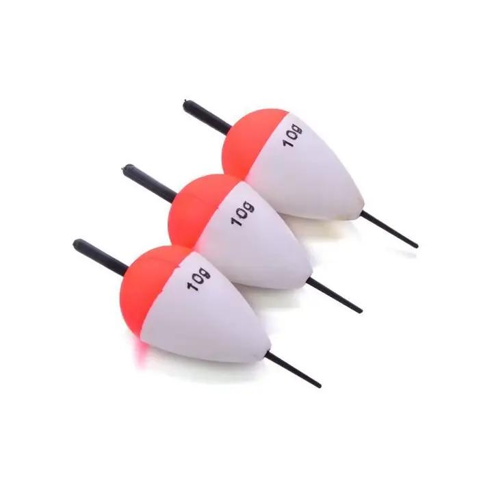 10 pièces flotteur de pêche mousse flotteurs de poisson dérive gros ventre dérives longue coulée dérives 1g/2g/3g/5g/10g bouée Flotador équipement poissons flotteur