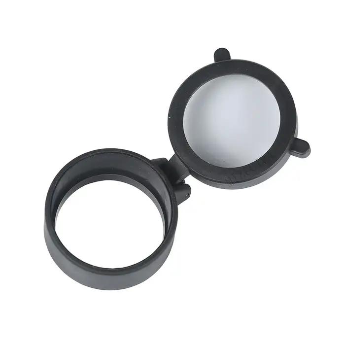 Portée de fusil transparente 30-64mm, ressort à rabat rapide, capuchon de couverture d'objectif ouvert, protection des yeux, lentille d'objectif, pistolet de calibre oculaire