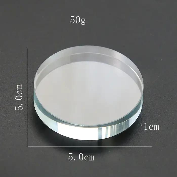 Prisme à facettes Laser transparent de 5cm