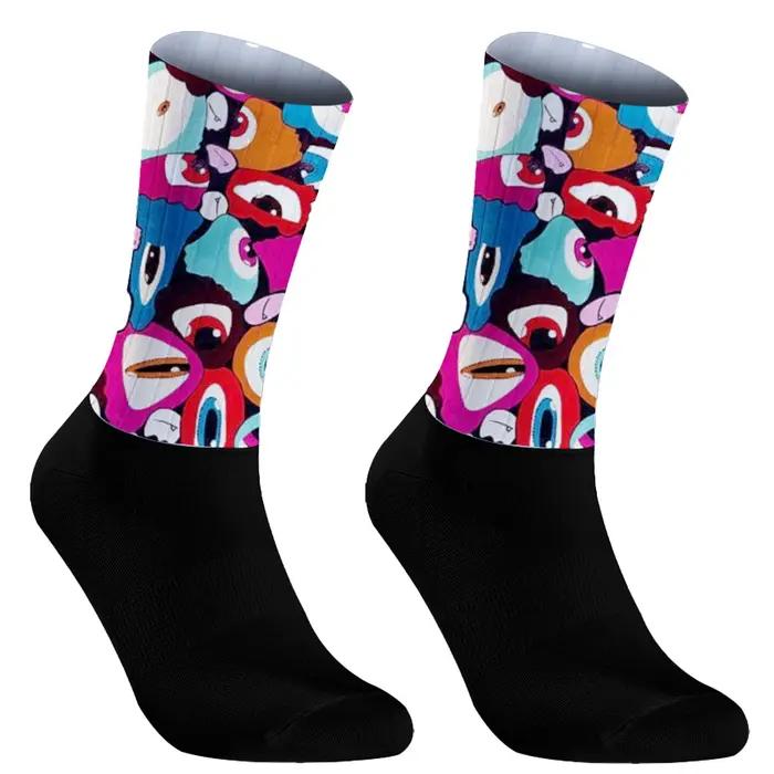 Chaussettes vélo sport 2024 anti-dérapantes été - Chasse VTT