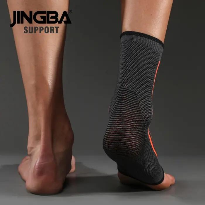 JINGBA SUPPORT 1 pièces Compression 3D sangle en Nylon ceinture protecteur de cheville Football chev