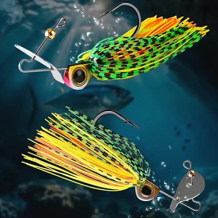Appât en fil de fer Walk Fish Spinner Chatter Bait pour pêche en mer lac rivière brochet black bass occasions spéciales