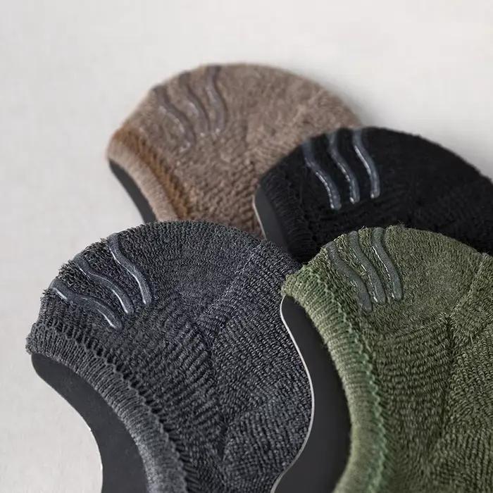 Chaussettes homme courtes 5 paires coton qualité supérieure débardeur casual été automne 2024 antidérapantes