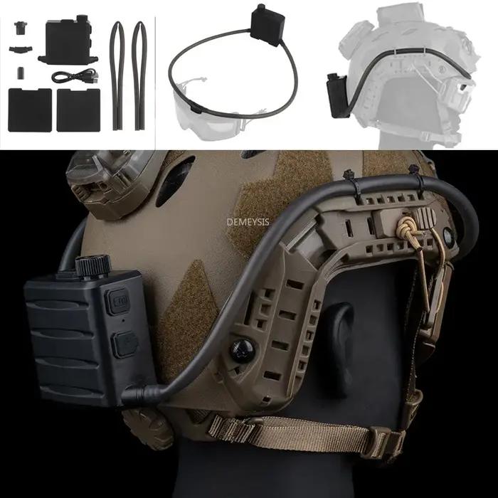 Kit anti-buée ventilé réglable pour lunettes tactiques chasse - Défogeur vitesse vent ajustable tir