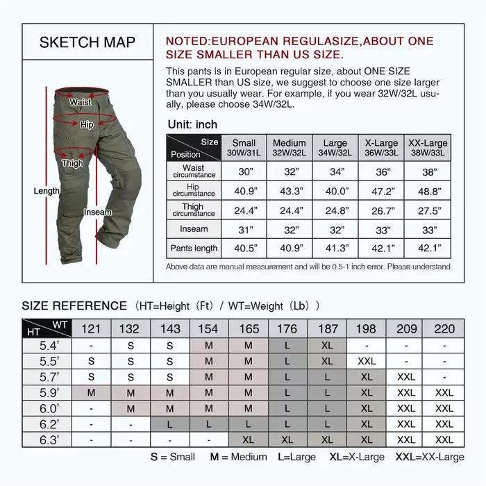Pantalon tactique IDOGEAR Combat UFS avec genouillères - Camouflage chasse outdoor - Version 3209 professionnelle