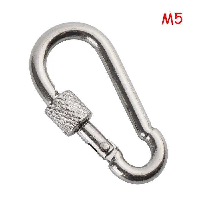 Mousqueton de sécurité en acier inoxydable