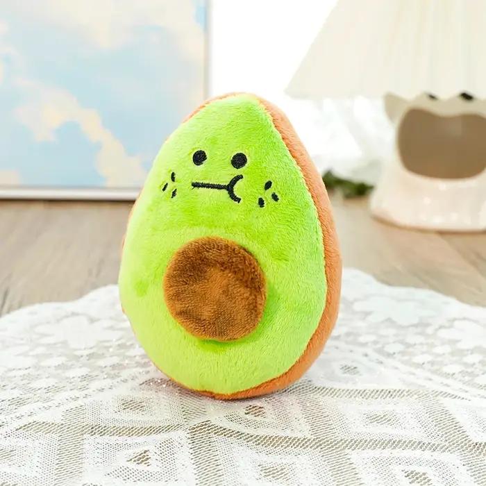 Jouet en peluche couineur Avocat & Kiwi pour chiens et chats