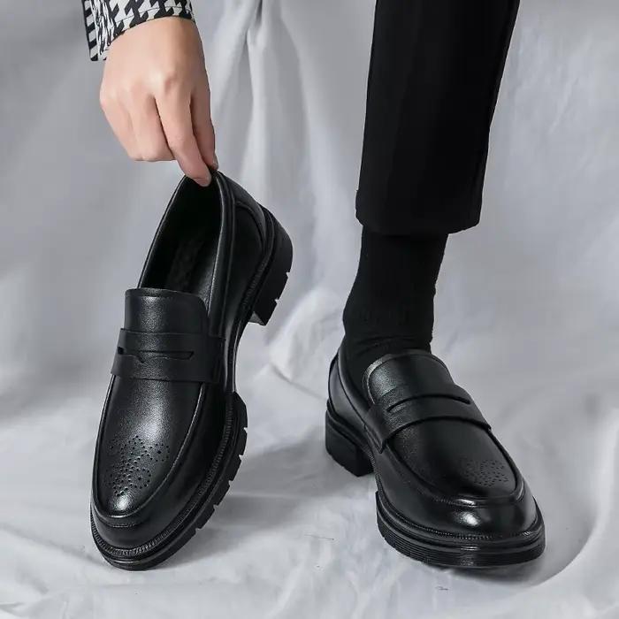 Bureau hommes chaussures habillées classique décontracté chaussures d'affaires pour hommes fête mari
