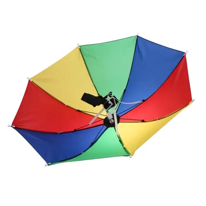 Casquette de pêche pliable mains libres chapeau parapluie protection solaire réglable vêtement de sauna sports de plein air occassions spéciales adultes enfants