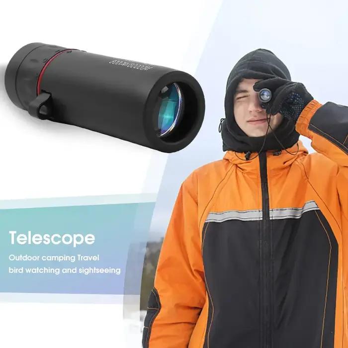 Monoculaire professionnel 3000x25 HD télécommandé, mini portable pour camping et chasse en extérieur