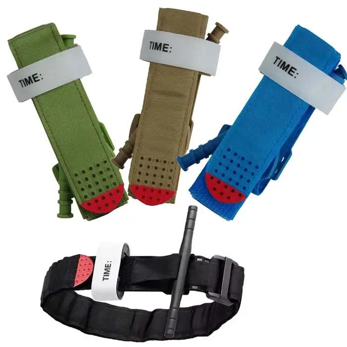 Garrot Tactique CAT en nylon robuste pour contrôle rapide du saignement pour randonneurs survivants et professionnels médicaux