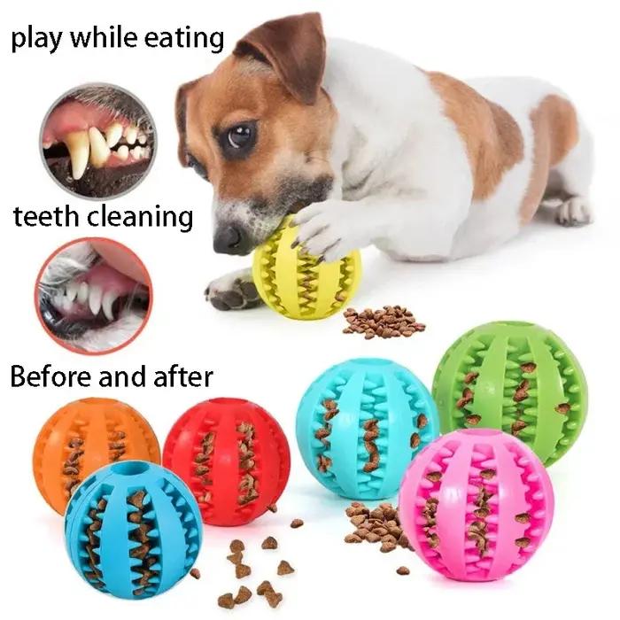Boule de distribution de friandises pour chien