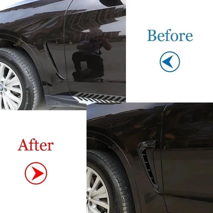 9 Styles d'autocollant de ventilation latérale de voiture, autocollant d'admission de flux d'air de