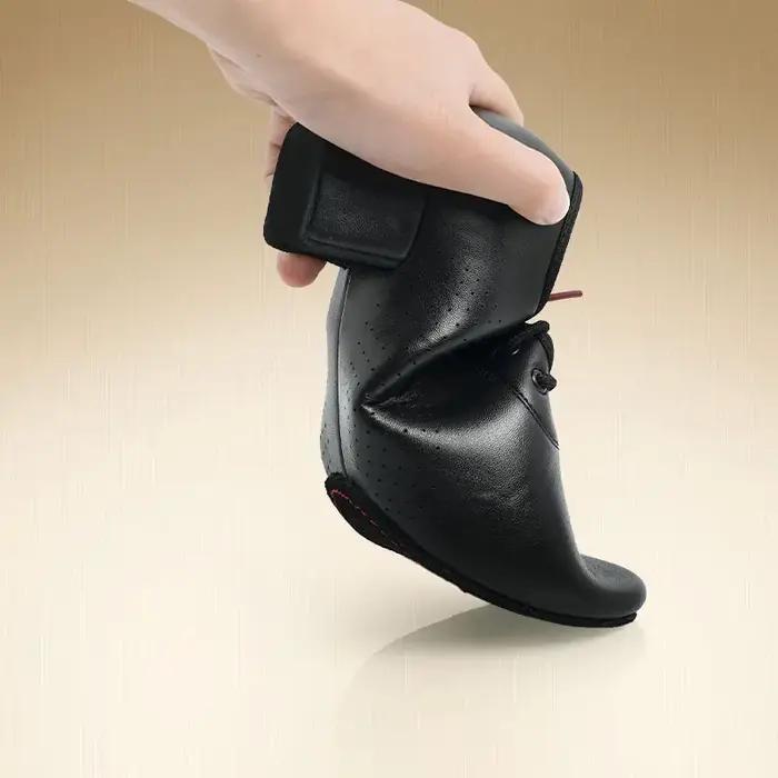 Hommes chaussures de danse latine garçons noir talons bas chaussures de danse de salon Tango Salsa R