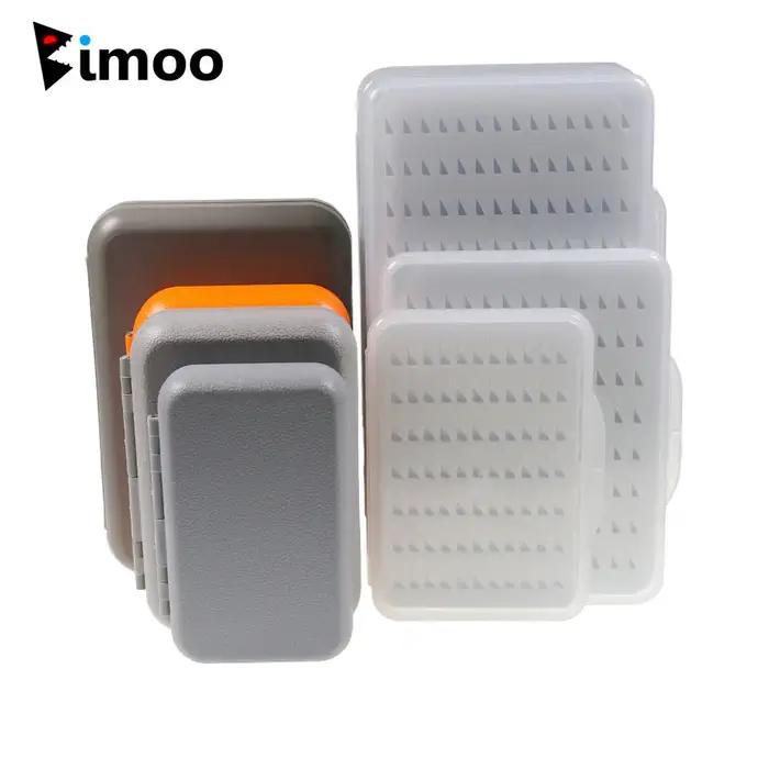 Bimoo Transparent Ultra-mince pêche mouche boîte méchante nymphe mouches truite pêche crochet leurre