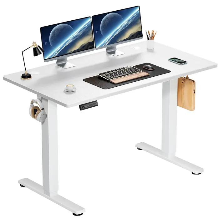 Bureau debout électrique hauteur réglable 40x24 pouces bois pour bureau debout assis poste de travail professionnel occasionnels spéciales