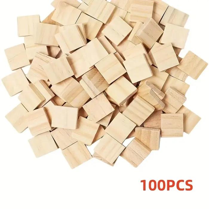 100 lettres de Scrabble en bois pour l'artisanat