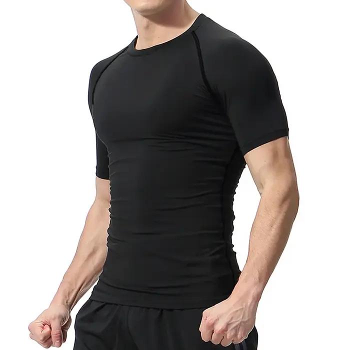 Chemises de Compression imprimées Lion pour hommes, maillot de corps d'entraînement de gymnastique,