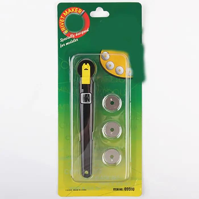 Modèle Rivet Maker Master Tools Hobby Rivet Maker comprenant 4 lames assorties pour Militarty modèle de construction outil de bricolage