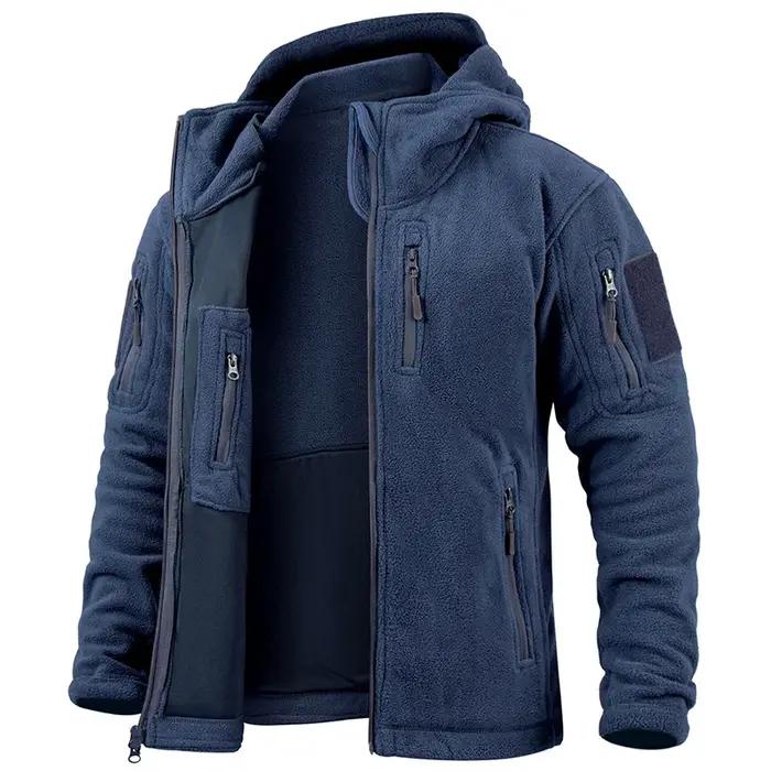 Veste polaire tactique militaire homme robuste pour activités extérieures hiver automne ocassions de voyage camping sport de plein air