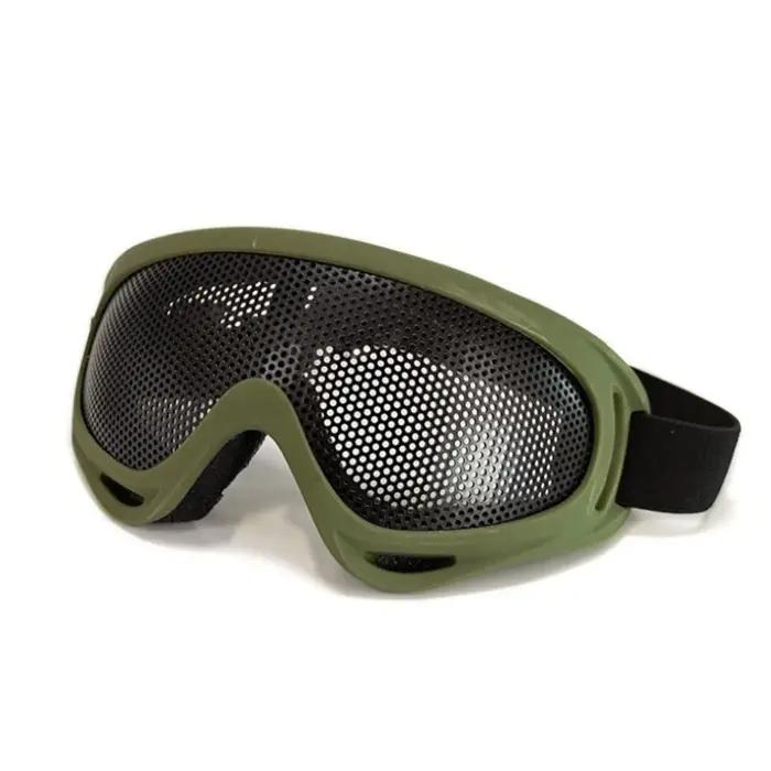 Lunettes de protection métalliques pour chasse airsoft - Résistance aux chocs sports extérieurs