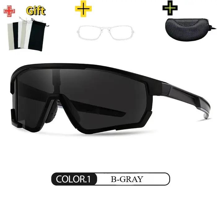 Lunettes de soleil polarisées UV400 multifonctionnelles pour randonnées et sports de plein air tr90 titanium adaptées aux ordonnances optométriques