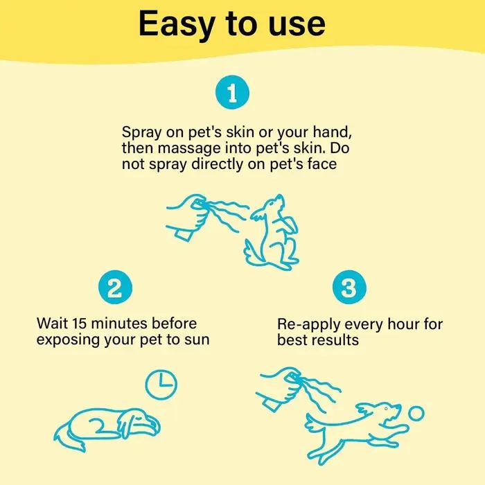 Crème solaire pour chien 50ML