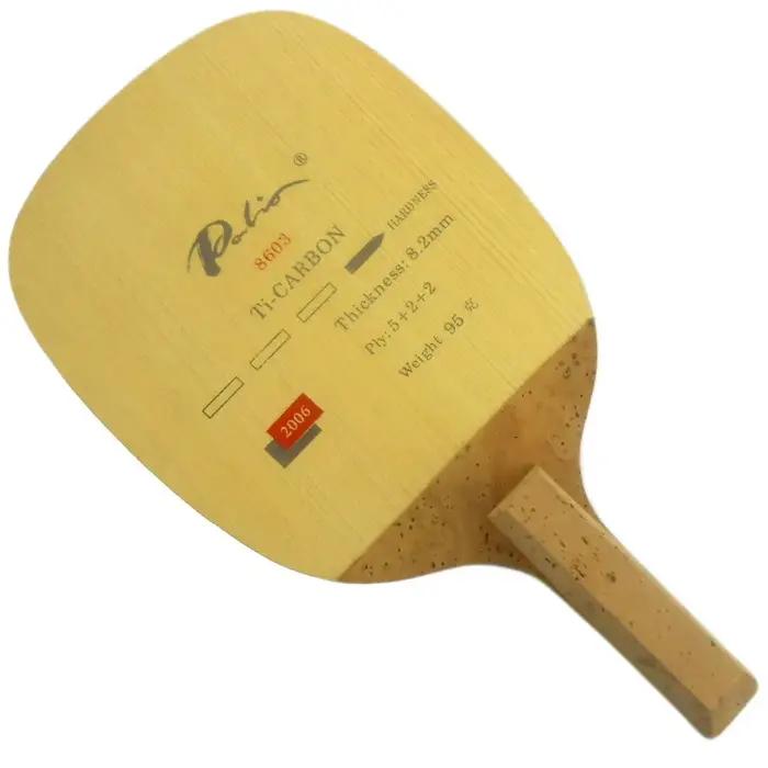 PALIO 8603 carbone titane lame de Tennis de Table raquette JS japonais Penhold attaque rapide Original