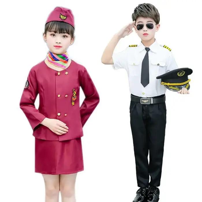 Costume de Cosplay d'avion pour enfants 90-160cm