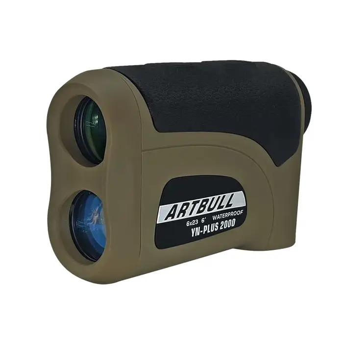Télémètre laser monoculaire haute précision pour chasse, golf et activités extérieures 2000mètres de plage de mesure 6x grossissement 5 modes de mesure
