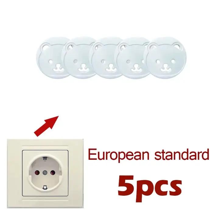 Housse de Protection pour prise de sécurité électrique blanche