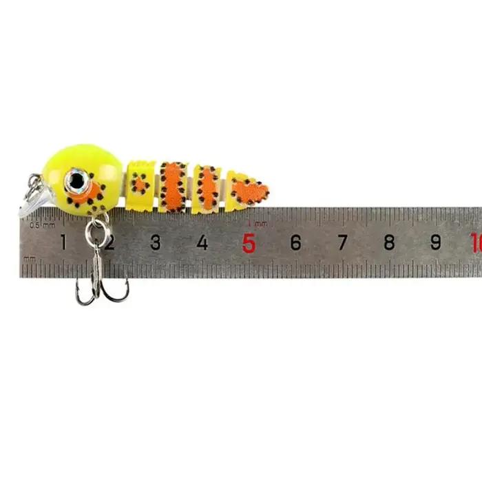1 pièces coulant Wobblers multi-sections leurre de pêche vairon 5.5 cm 4.3g appât dur artificiel man
