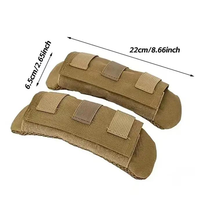 Protège-épaules respirants anti-dérapants pour gilet tactique et sac à dos chasse extérieur