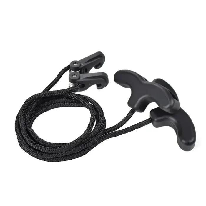 1 pièce Cordon de tirage noir pour arbalète 65 pouces