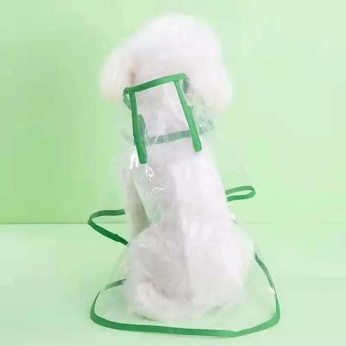 Vêtements de pluie transparents pour animaux de compagnie