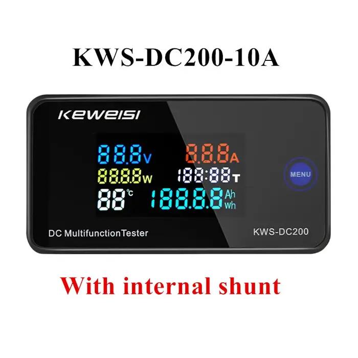 KWS DC-200 voltmètre ampèremètre DC 0-200 V KWS compteur d'énergie LED numérique DC wattmètre