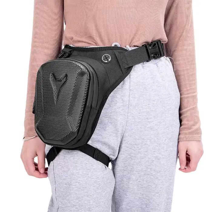 Sacoche de jambe pour moto, sac banane étanche pour motard, sacoche de vélo, sac bandoulière, équipement moto