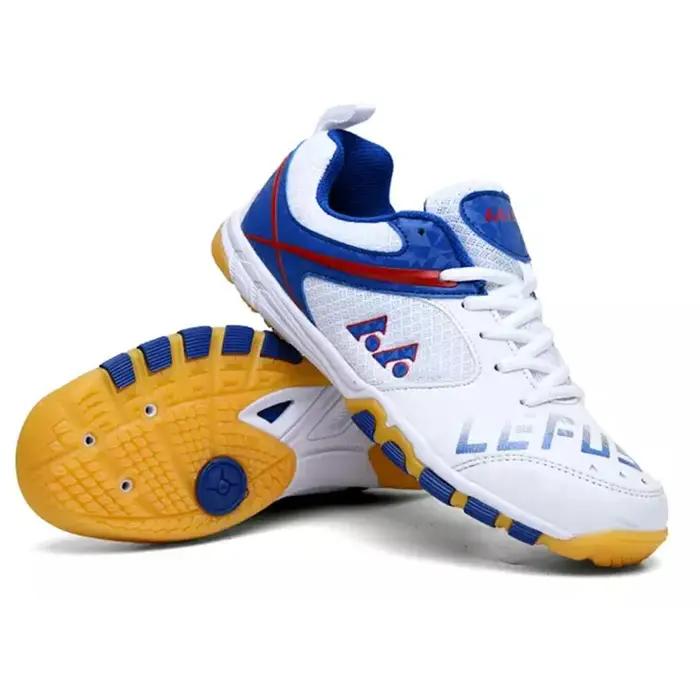 Chaussures de tennis de table respirantes et antidérapantes pour hommes et femmes, chaussures de spo
