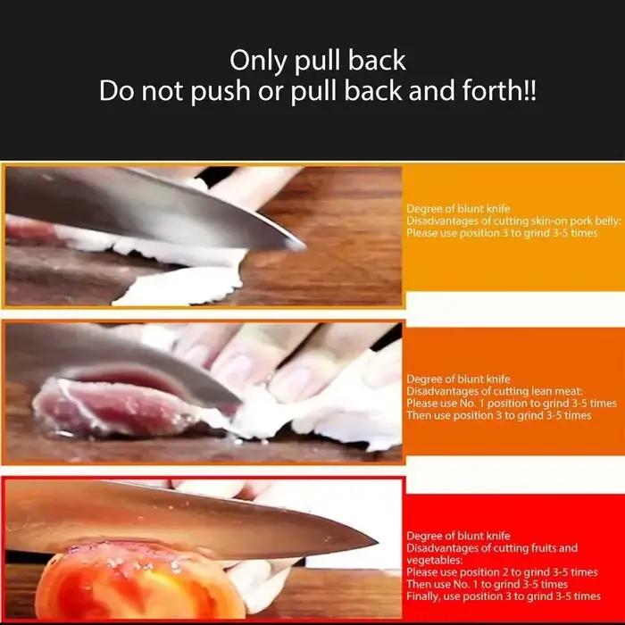 Affûteur de couteaux de cuisine à 4 segments