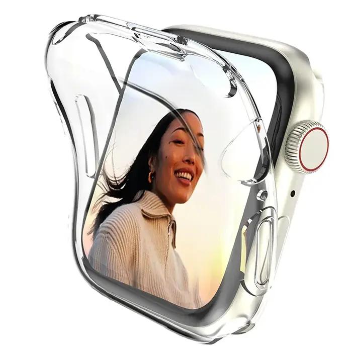 Kit de protection complet pour Apple Watch Ultra 3 4 41 44 40 45 46 42mm film TPU bumper coque en plastique pour les utilisateurs actifs et les environnements professionnels exigeants