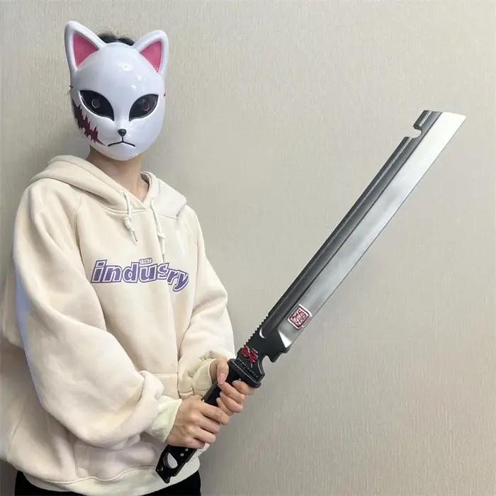 1:1 Breakout d'Area Machete jeu Cosplay accessoire couteau de montagne armes Halloween épée sécurité PU caoutchouc